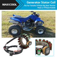 {{ Magneto Stator Generator For Yamaha YFM 350 Big Bear, Moto-4, Warrior 1995-2001 }} - Buy Car Parts Online at {{ Kaka Auto Parts }}.