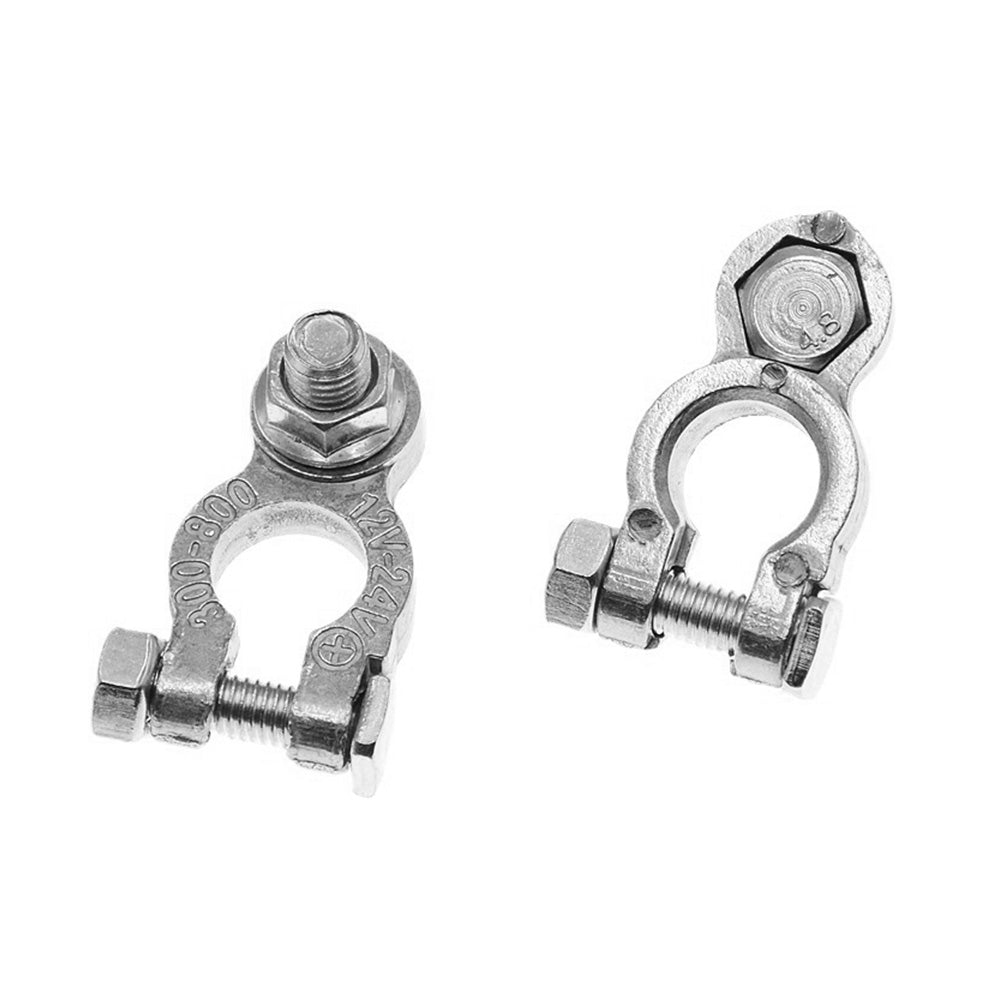 8PCS DC 12V-24V Car Battery Terminals Positive Negative Connectors Clamp Clip