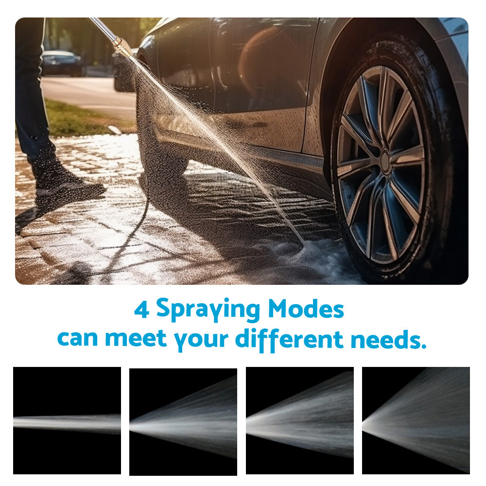 {{ Garden Hose Nozzle Long Pole Foam Water Bottle 360隆茫 Rotating Car Wash Gardening }} - Buy Car Parts Online at {{ Kaka Auto Parts }}.