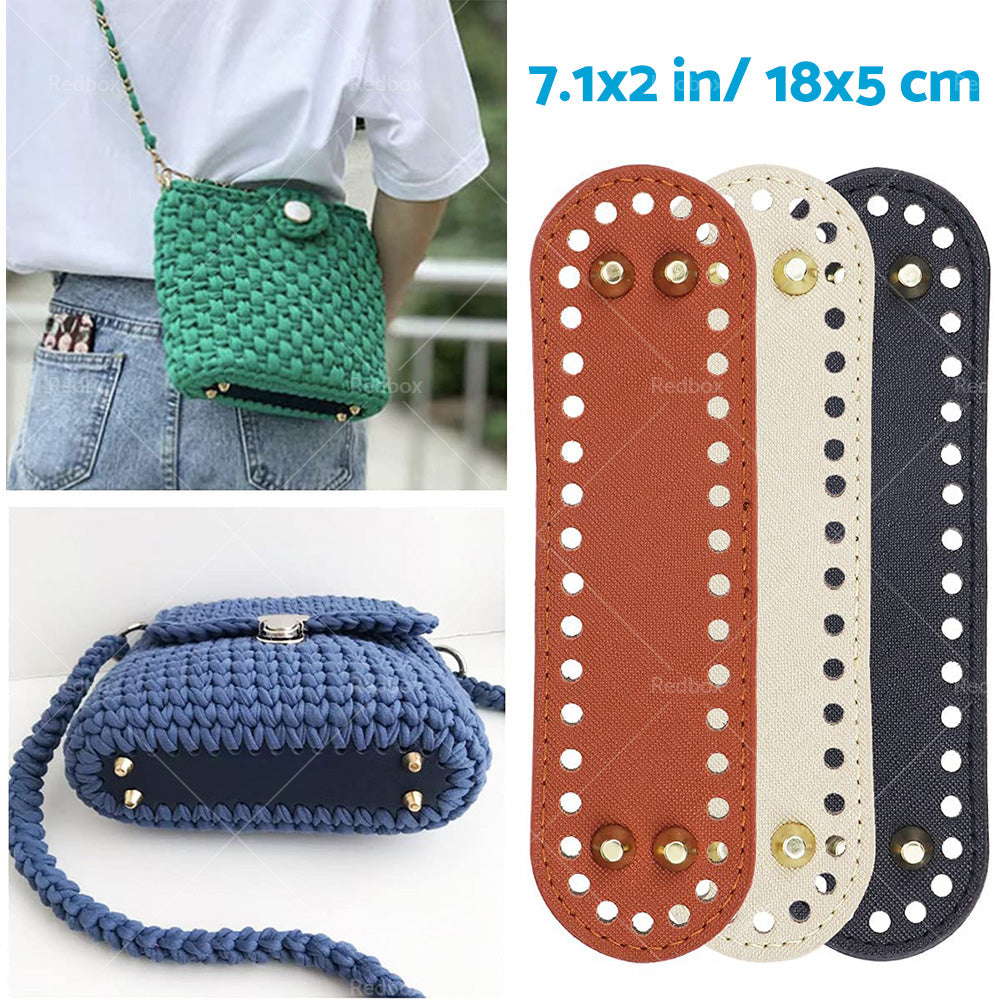 {{ 8PCS PU Leather Shaper Base Pad DIY Crochet Bag Bottom Oval Knitting Accessories }} - Buy Car Parts Online at {{ Kaka Auto Parts }}.