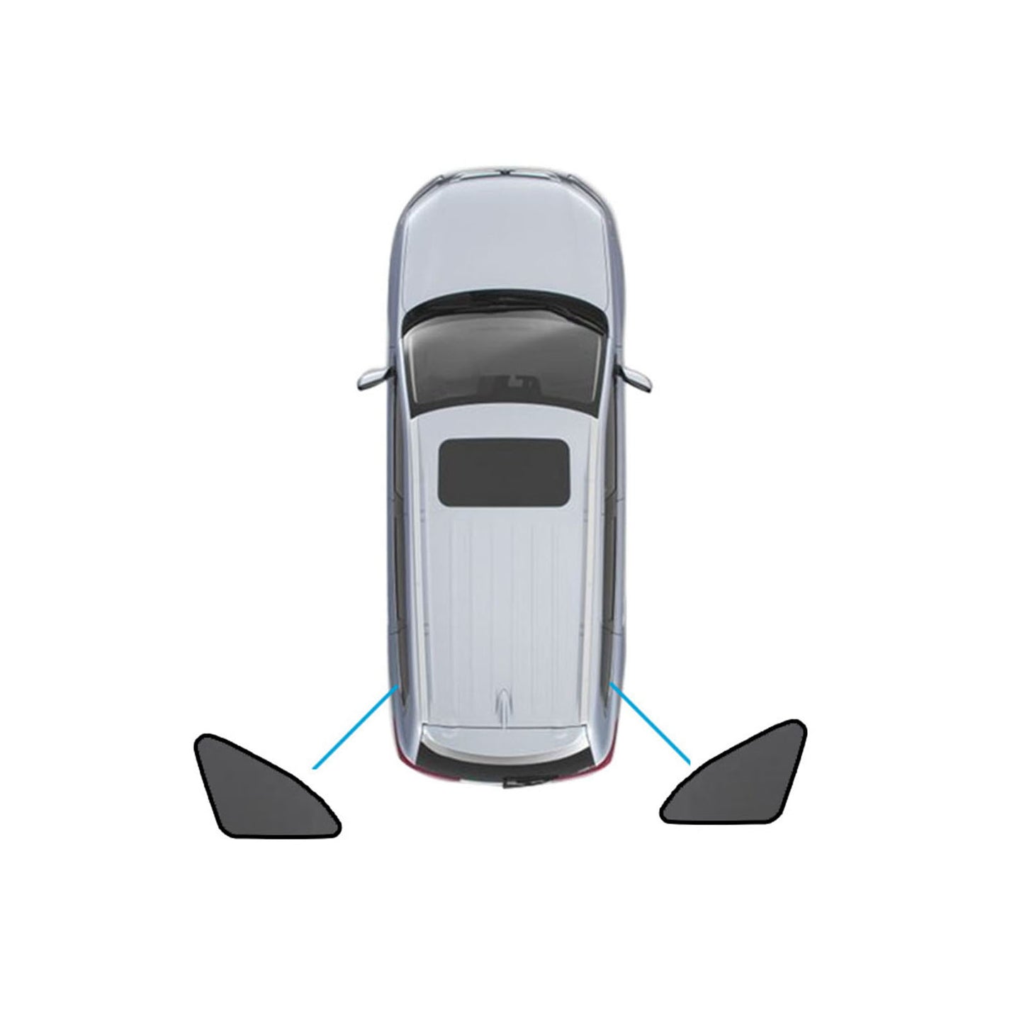 {{ Magnetic Mesh Sun Blind Shades Suitable for Audi Q5 8R 2009–2016 On Front Rear }} - Buy Car Parts Online at {{ Kaka Auto Parts }}.