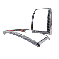 4x Carbon Fiber Color Air Outlet Frame Cover Trim Suitable For Ford Ranger 2015-2022