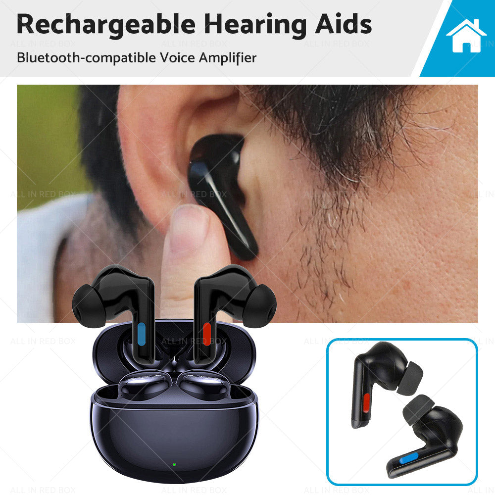 {{ Bluetooth Pair of Rechargeable Hearing Aid Bluetooth-compatible Voice Amplifier }} - Buy Car Parts Online at {{ Kaka Auto Parts }}.