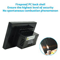 87x87mm LED Touch Wall Light Switch 2-Gang 1-Way Suitable For Home & Office Installation