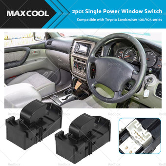 compare product Single Window Switch 2x Suitable For Toyota LandCruiser 100 / 105 1998-2007 84810-60050