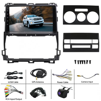 compare product CarPlay Stereo Head Unit Suitable For Toyota Prado 02-09 Android 13 GPS 4+64G