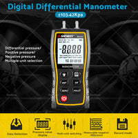 {{ Digital Differential Manometer 隆脌103. 42KPa Air Pressure Meter Digital }} - Buy Car Parts Online at {{ Kaka Auto Parts }}.