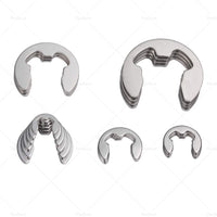 {{ Stainless Steel E Clips C Circlip Kit Retaining Ring 400PCS Assorted M1. 5-M15mm }} - Buy Car Parts Online at {{ Kaka Auto Parts }}.