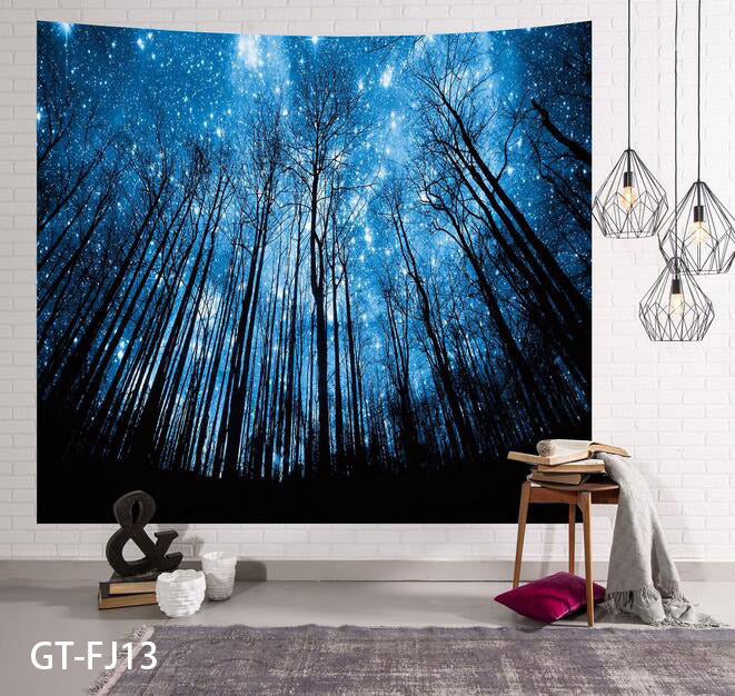 {{ 3D Forest Tree Tapestry Wall Hanging Bedspread Throw Blanket Mat Home DecorCloth }} - Buy Car Parts Online at {{ Kaka Auto Parts }}.