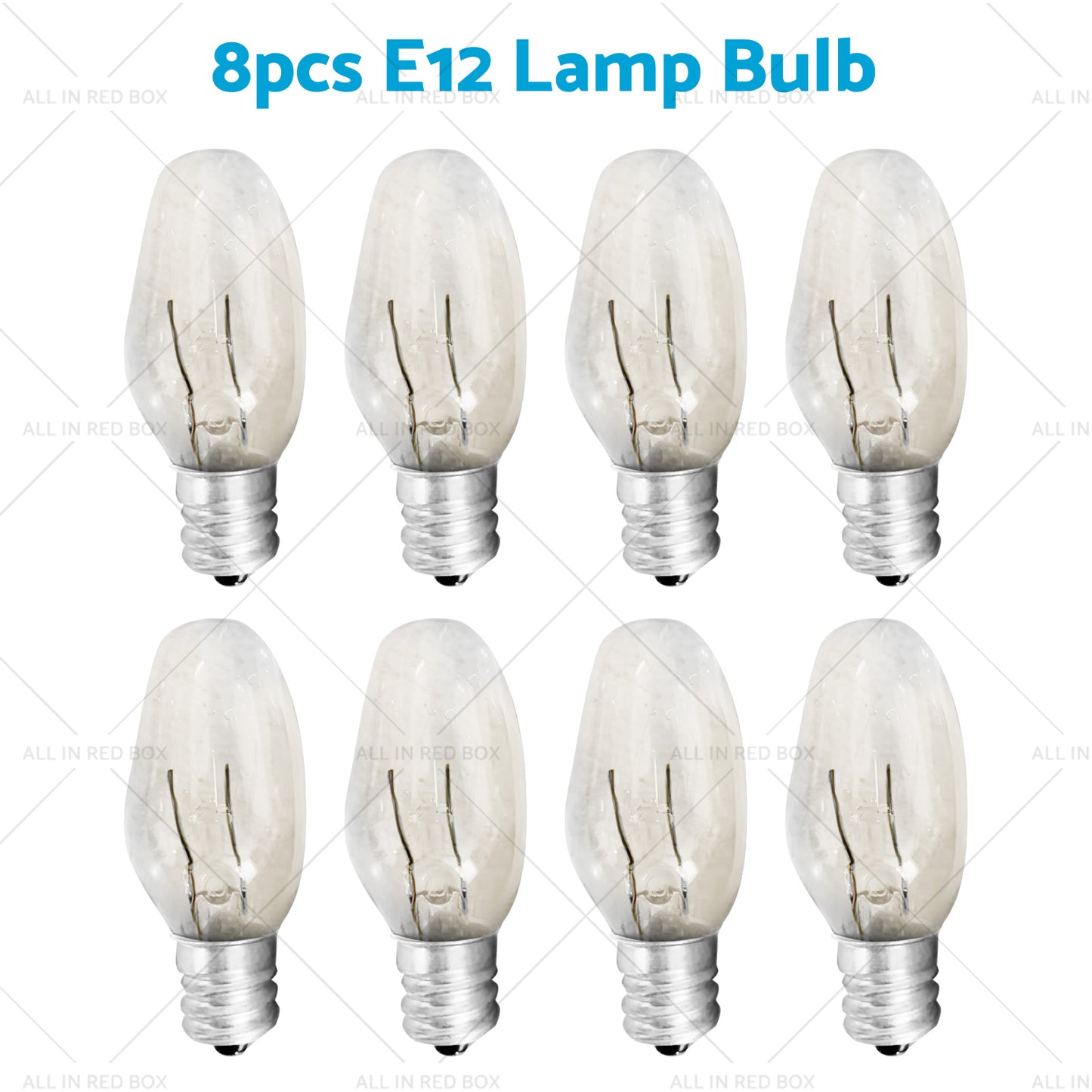 {{ 8 PCS 7W/10W 240V E12/E14 Clear Bulbs Night Light Replacement Warm Yellow Light }} - Buy Car Parts Online at {{ Kaka Auto Parts }}.