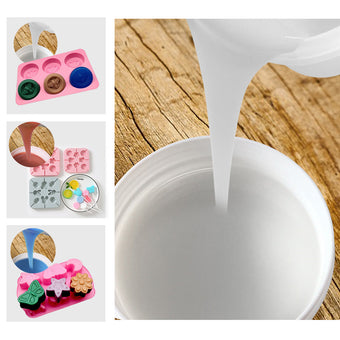 compare product SH25 Liquid Silicone Mold Rubber Mould Making Kit 100:3 Mix - 5Kg 10Kg White
