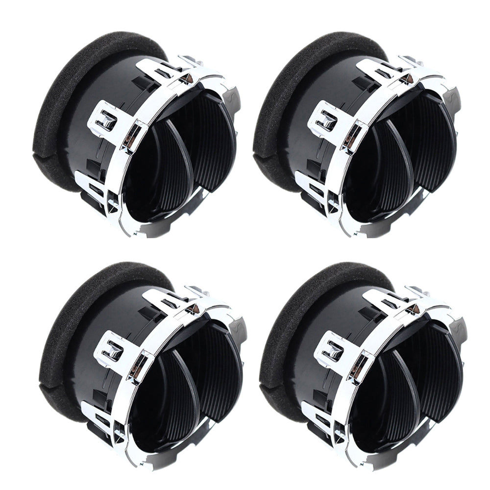 {{ 4x Dash Air Vents Black Chrome Suitable For Ford F-250 F-350 Super Duty 08-16 }} - Buy Car Parts Online at {{ Kaka Auto Parts }}.