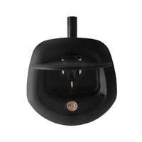 1x Central Locking Handle Whale Tail Lock Power Operated Black Recessed Folding