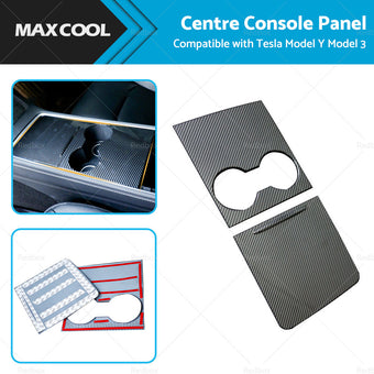 compare product Carbon Fiber Style Center Control Panel Wrap Suitable for Tesla Model Y Model 3
