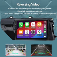 Carplay Android Auto Camera Navi Head Unit Suitable for Toyota Hilux 2015-2022 With Apple Carplay Android Auto