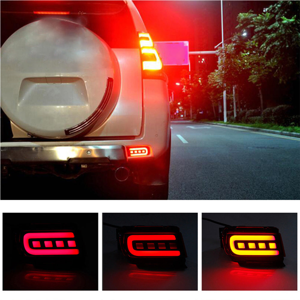 Rear Bumper LED Tail Brake Signal Light Suitable For Toyota Prado 2010-2022