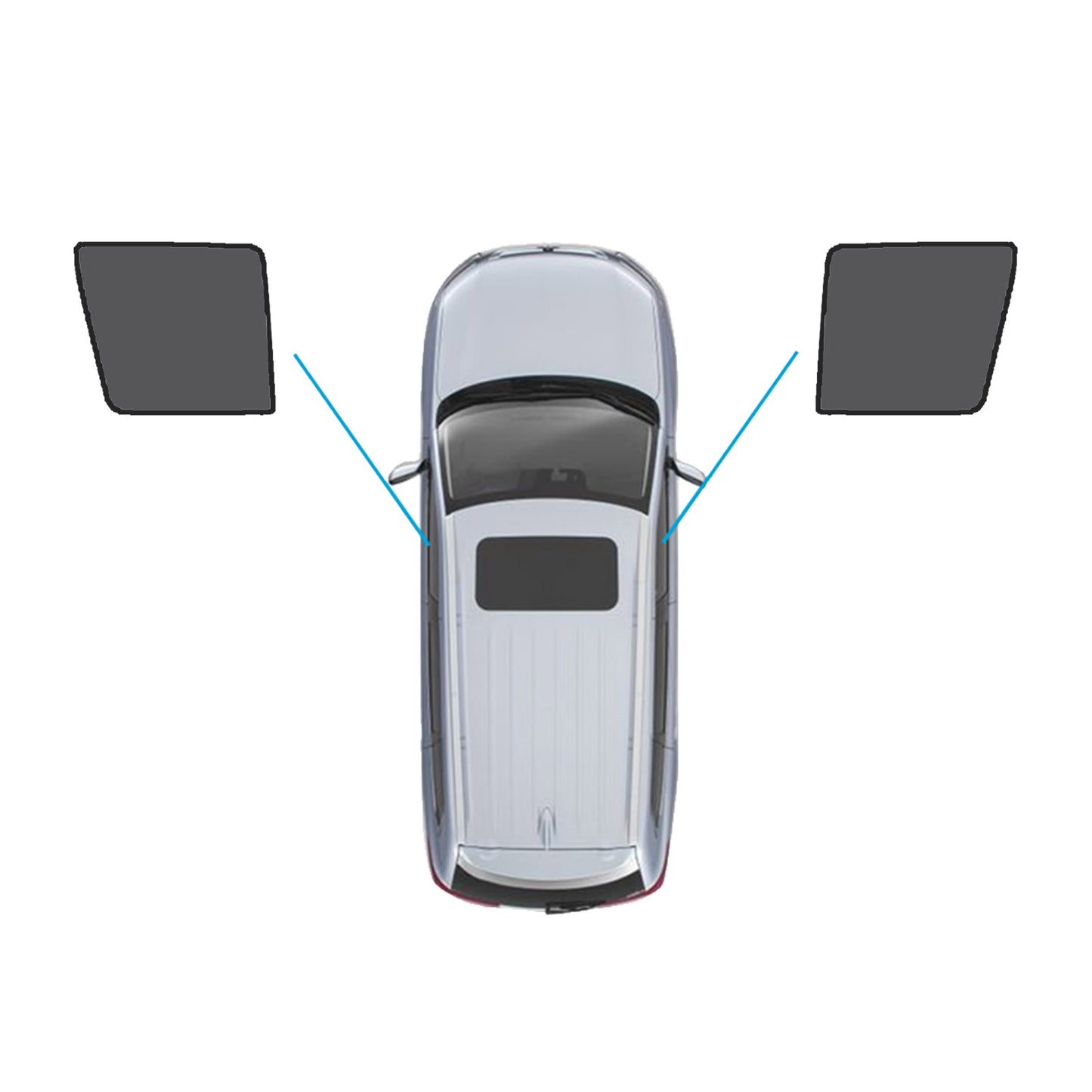 Car Window Sun Shade Magnetic Suitable For Nissan Patrol 2012–2024 Y62 Series