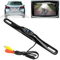 170 Angle Car Rear View Reversing HD Camera Back Up Parking Number Plate Night Vision