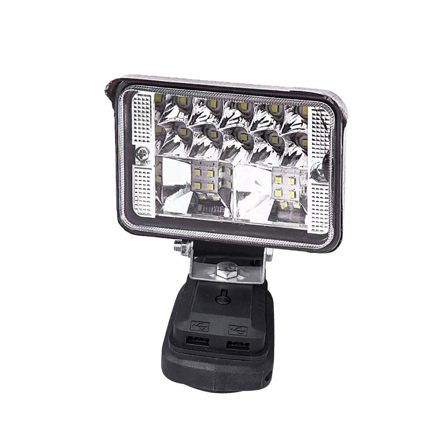 3in 18V LED Work Light Torch with 2x USB Ports Suitable For Makita Battery Camping/Flashlight