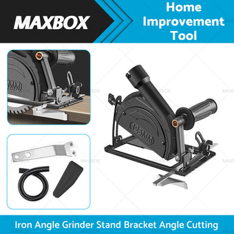 compare product Iron Angle Grinder Stand Bracket Angle Cutting for 100-125mm Angle Grinder