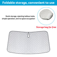 {{ 6 Layer Thick WindScreen Sun Shade Suitable For Toyota Hilux 15-24 UV Protection }} - Buy Car Parts Online at {{ Kaka Auto Parts }}.