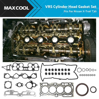 compare product VRS Cylinder Head Gasket Set Fits For Nissan X-Trail T30 QR25DE 2. 5L 01-07