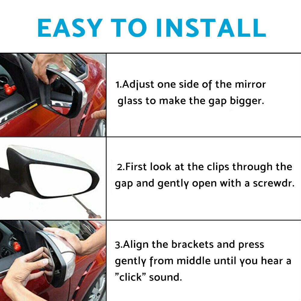 Left Mirror Glass Suitable For VW Golf MK7 MK7.5 2013-2018 Heated Convex w/ Base