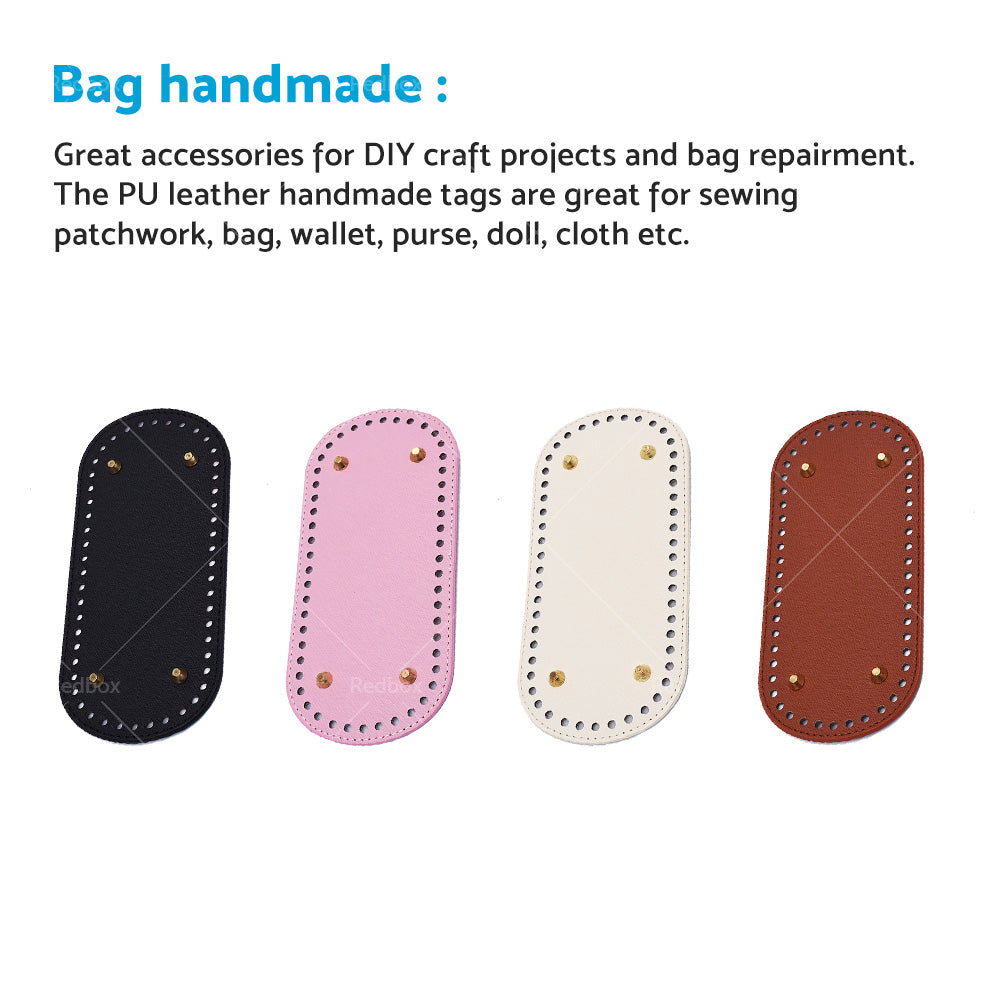 {{ 8PCS PU Leather Shaper Base Pad DIY Crochet Bag Bottom Oval Knitting Accessories }} - Buy Car Parts Online at {{ Kaka Auto Parts }}.