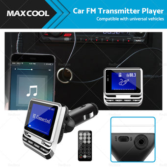 compare product Handsfree Wireless Bluetooth-compatible Car FM Transmitter MP3 Player USB Charge