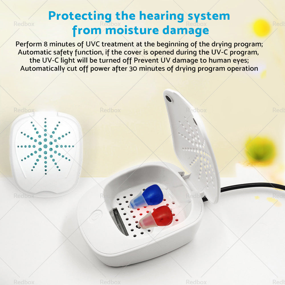 D-Dry+ Electronic Hearing Aid Dryer ¨C For Cleaning, Drying & Storing Hearing Aids