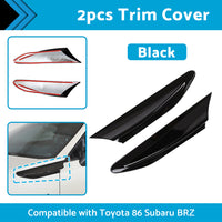 {{ Black Car Side Fender Fin Vent Trim Suitable For Toyota 86 Subaru BRZ 2012-2020 }} - Buy Car Parts Online at {{ Kaka Auto Parts }}.