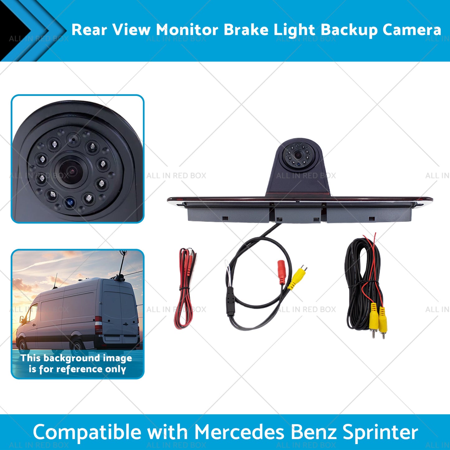 {{ Rear View Brake Light Backup Camera Suitable for Mercedes Benz Sprinter }} - Buy Car Parts Online at {{ Kaka Auto Parts }}.
