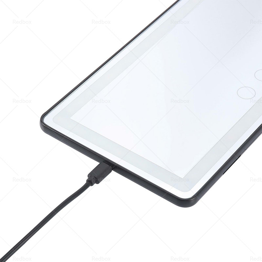 {{ Car Sun Visor Makeup Cosmetic Mirror Set with 3 Type 60 LED Light Black 26x13cm }} - Buy Car Parts Online at {{ Kaka Auto Parts }}.