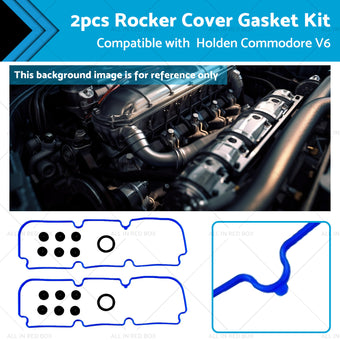 compare product 2x Rocker Cover Gasket Kit Suitable for Holden Commodore VG VQ VN VP V6 3. 8L