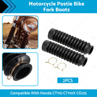 {{ 2PCS Postie Bike Fork Boots Boot Gaiter Suitable For Honda CT110 CT110X CG125 }} - Buy Car Parts Online at {{ Kaka Auto Parts }}.