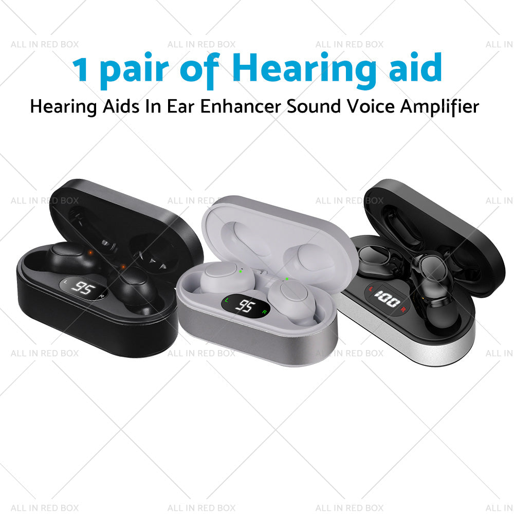 {{ 1 Pair Digital Rechargeable Hearing Aids In Ear Enhancer Sound Voice Amplifier }} - Buy Car Parts Online at {{ Kaka Auto Parts }}.