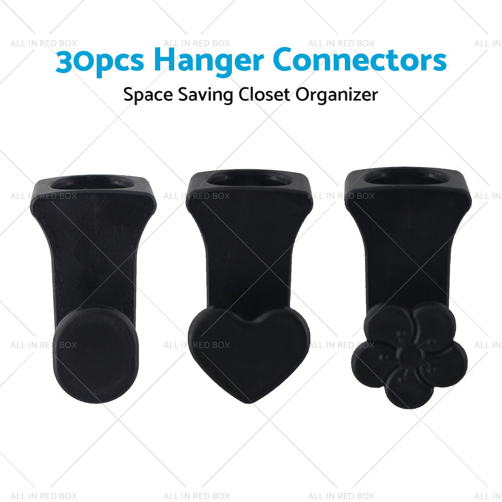 {{ 30PCS Closet Clothes Hanger Connector Hook Closet Space Organizer Space Saving }} - Buy Car Parts Online at {{ Kaka Auto Parts }}.