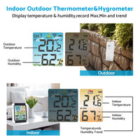 {{ Hygrometer Thermometer Digital Temperature Humidity Meter LCD Display Wireless }} - Buy Car Parts Online at {{ Kaka Auto Parts }}.