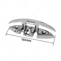 {{ Boat Deck Foldable Cleat Portable 5 Inch Detachable Pre-drilled Cleats Part }} - Buy Car Parts Online at {{ Kaka Auto Parts }}.