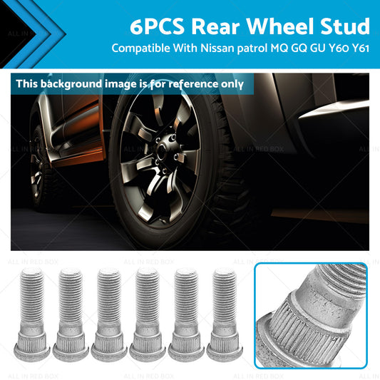 {{ 6PCS Rear Wheel Stud Suitable For Nissan patrol MQ GQ GU Y60 Y61 }} - Buy Car Parts Online at {{ Kaka Auto Parts }}.