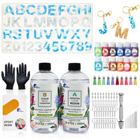 Epoxy Resin 1:1 AB Kit Craft Coating UV Color Pigment Paste Liquid Silicone Mold