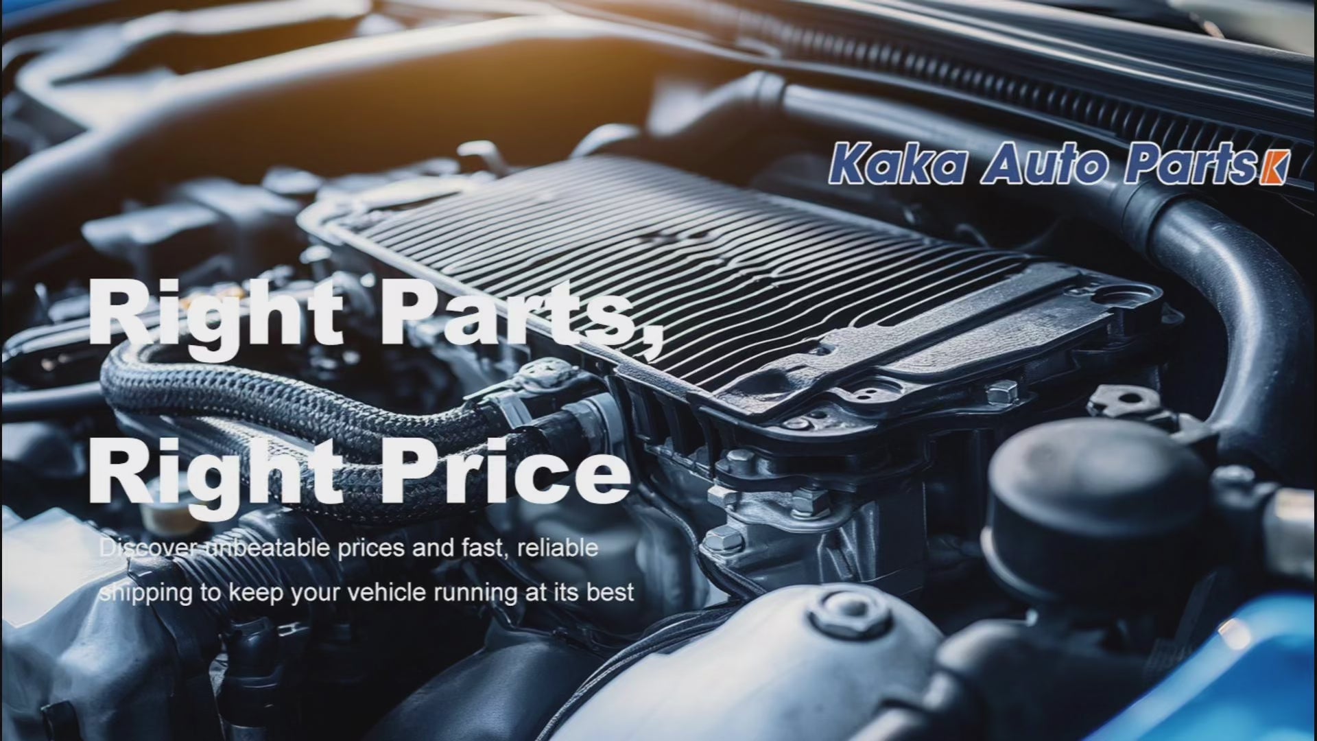 Load video: Video Alt Text:A woman is stranded on the roadside with her car broken down, engine open, and steam rising. She anxiously makes a phone call for help. The scene cuts to a man struggling in an auto parts store, confused as he tries to find the right parts. Both scenes transition to the Kaka Auto Parts website, showing how users can easily browse, select, and order car parts online. A mechanic in a repair shop also uses the website to locate the perfect parts for a repair job. The video highlights fast delivery from Kaka Auto Parts&#39; warehouse, and concludes with a satisfied customer driving her repaired car confidently into the sunset.Focus: Kaka Auto Parts – making car repairs easy with Right Parts, Right Price and fast delivery.